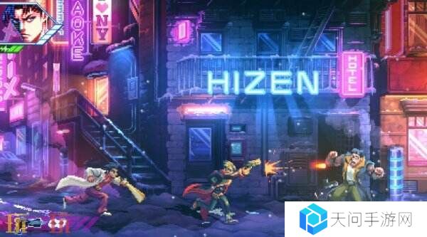 2D横向卷轴《霓虹地狱》将于2025年第三季度推出