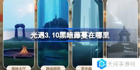 光遇3.10黑暗藤蔓在哪里-光遇3月10日染料位置攻略