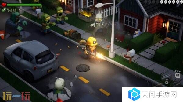 轻松街机射击游戏《Zombieville USA 3D》现已正式发售