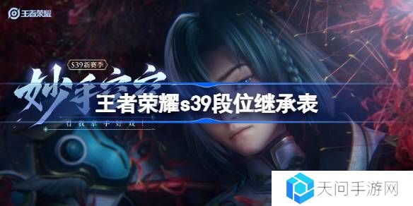 王者荣耀s39赛季段位继承表-王者荣耀s39段位继承规则是什么