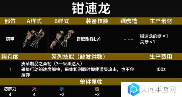 怪物猎人荒野套装效果图鉴   全套装效果及制作材料总汇图片6